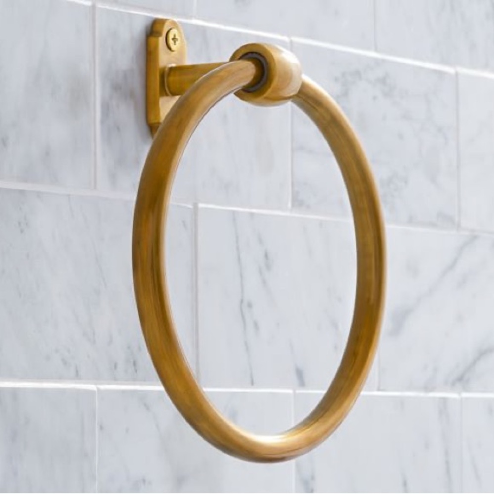 POTTERY BARN/ Covington Hardware Towel Ring  or Toilet Paper Holder